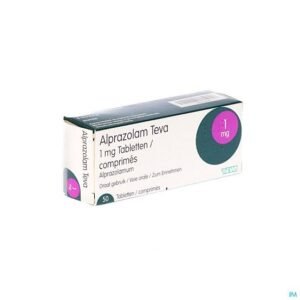 Buy Alprazolam Teva 1mg – 50 Tablets Without a Prescription